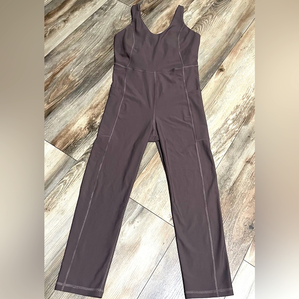 One piece yoga jumpsuit 🤎